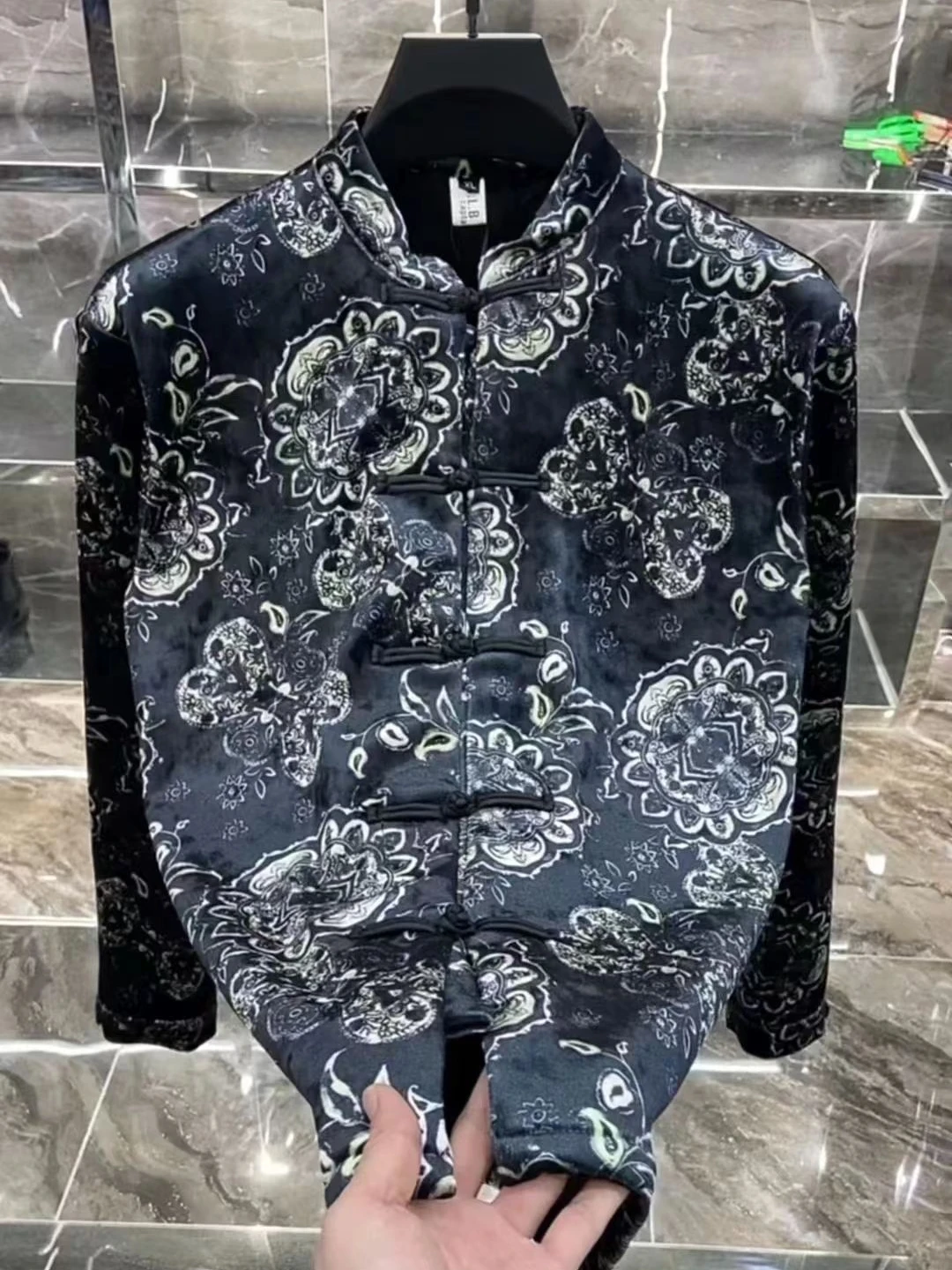 

Men's Faion Urban Sle Fce Lined irt Comfortable Fit Button up Floral Print Long Sve Casual irt for Autumn Winter