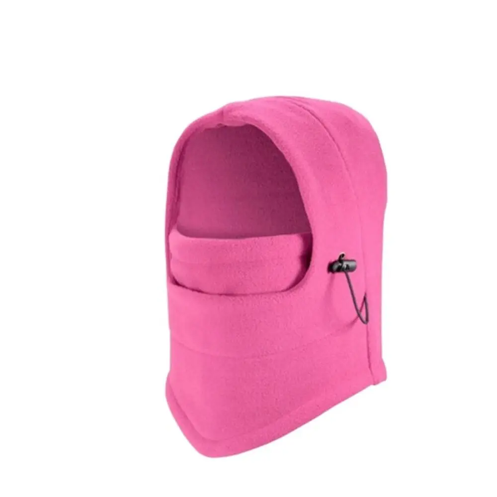 Caldo addensato cofano cappello colletto cappello in pile protezione per le orecchie Skullies maschera berretto pullover cappello con cappuccio berretti cappello berretto invernale da donna