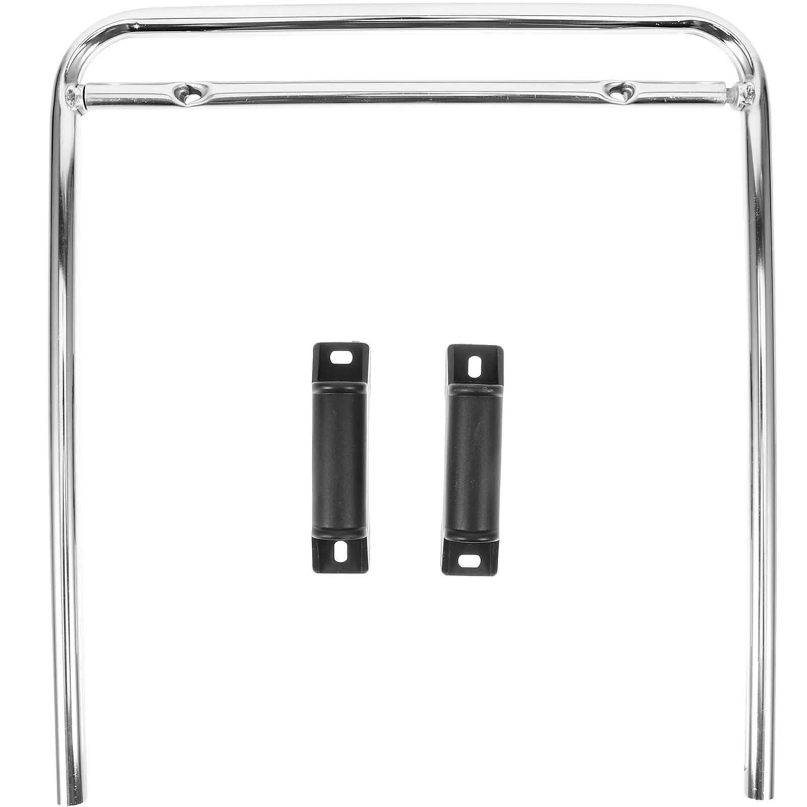 1Pcs Footrest Rack Stainless Steel One-Piece Electroplated Chair Footrest Under Desk Ergonomic Office Foot Rest Stool Foot
