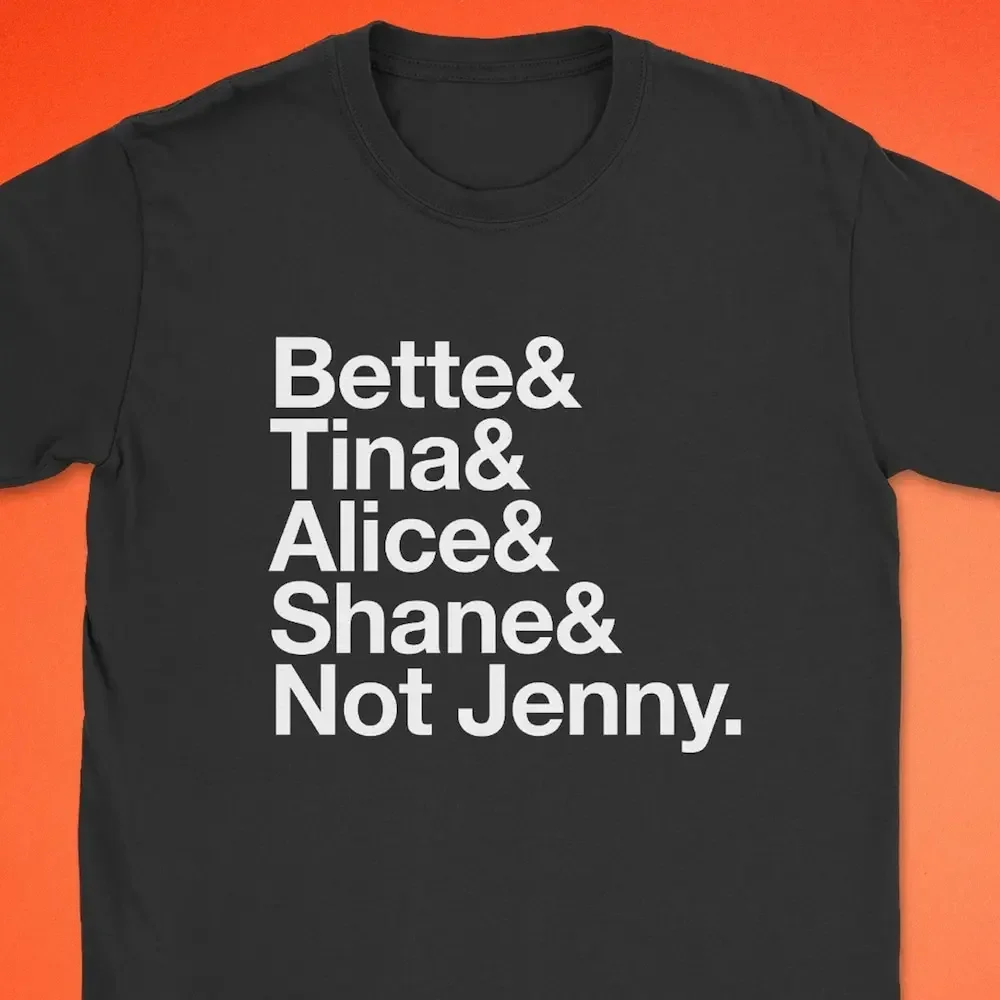 The L Word T Shirt Lesbian Bride Bette Tina Alice Shane Jenny Jennifer Beals Katherine Moening Leisha Hailey