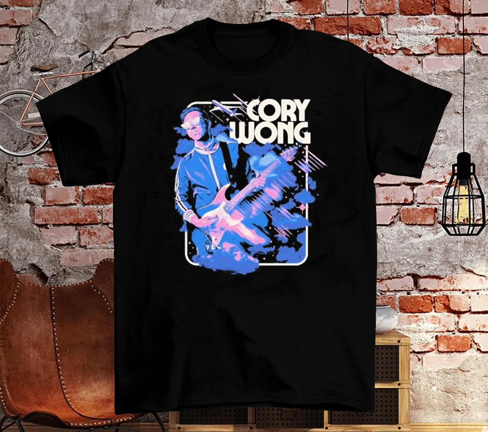 

НОВАЯ черная футболка Cory Wong World Tour 2025 Guita, все размеры S-5XL AQ130