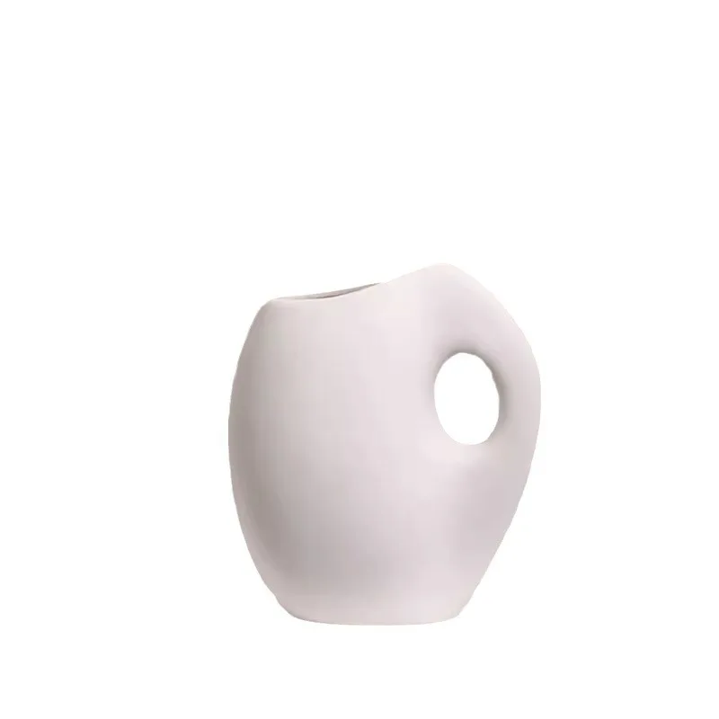 Nordic Earth Tone Decor Ornament Minimalist High-End Soft Furnishing Art for Home Model Room