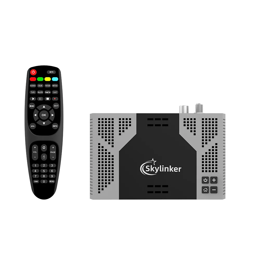 Skylinker Z8 Plus Hybrid Android9 OTT+ DVB-S2+DVB-T2 HD 4K TV Box FTA H. 265 2+16 جيجا بايت 5 جيجا واي فاي BT4.2 مقابل ميكول kt2