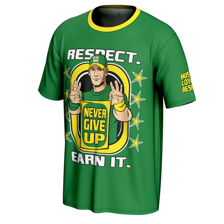 

Youth Green John Cena U Cant See Me T-Shirt Is Simple Stylish Loose And Breathable Suitable For Outdoor Sports And Fitness