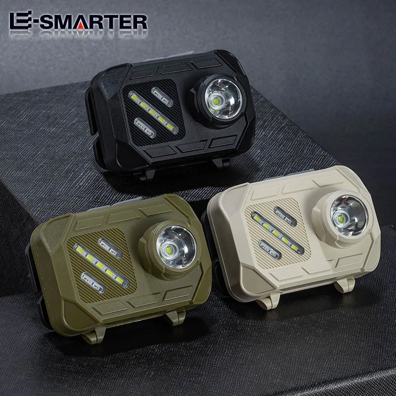 USB Charging High-Intensity Headlamp Portable Mining Lamp Emergency Outdoor Flashlight Head Mounted for Camping Hiking