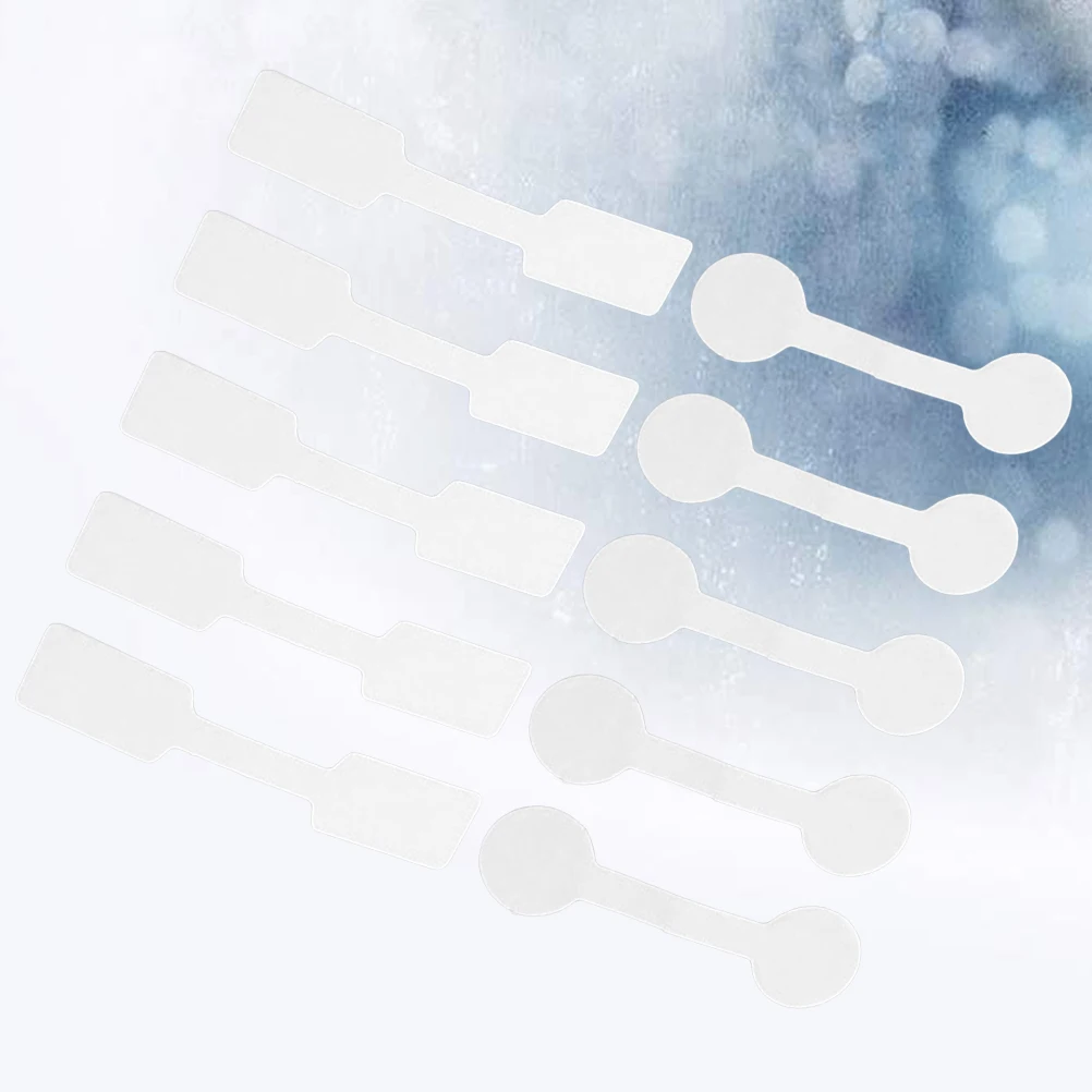 

1000 pcs Self Adhesive Price Tags for Rings Necklaces Jewelry Shop Display Blank Labels Practical Use Folder Organizer