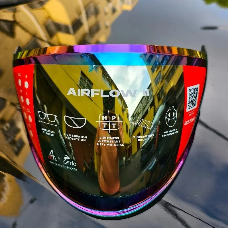 Hot for LS2 AIRFLOW II Half Helmet Silver Visors,for LS2 OF616 Helmet Lens, Open Face Motobike Helmet Color Lens