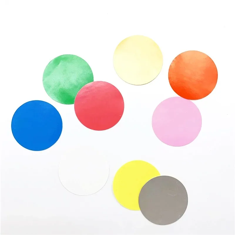 80pcs Color Labels Stickers 5cm Code Dot Labels Stationery For Children Award Paper Stationery