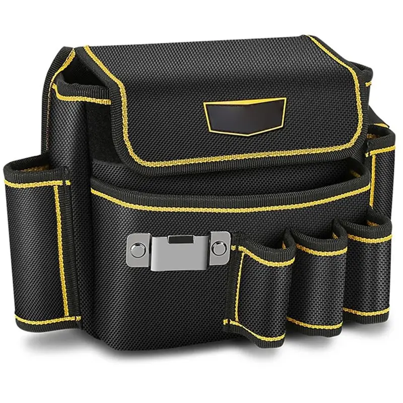 

AB33-1Pc Многофункциональная сумка для инструментов с несколькими карманами, ткань Оксфорд 600D, регулируемый ремень для электрика, плотника