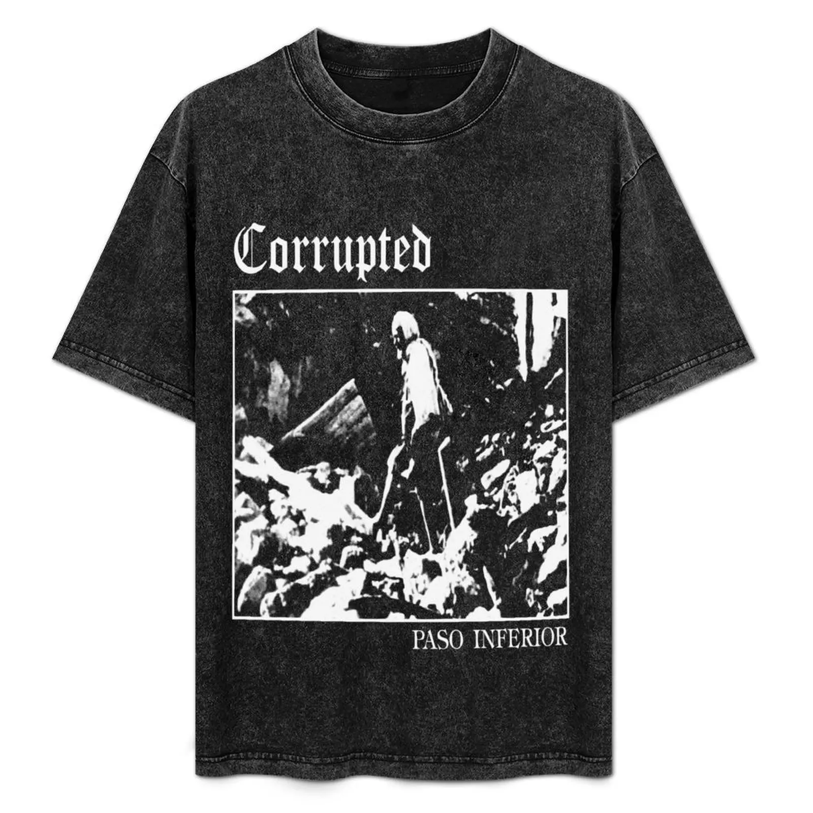 Corrupted Paso Inferior T-Shirt Standard Fit Solid Tee Shirt