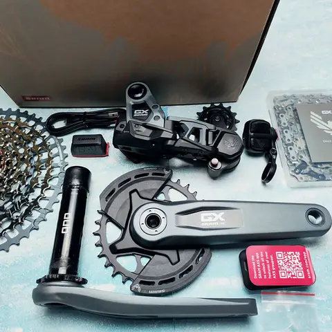 SRAM GX Eagle AXS Transmission Groupset 165, 170, 175mm crankarm and 32T chainring GX T-TYPE 126 chain XS 1275 10-52 Cassette