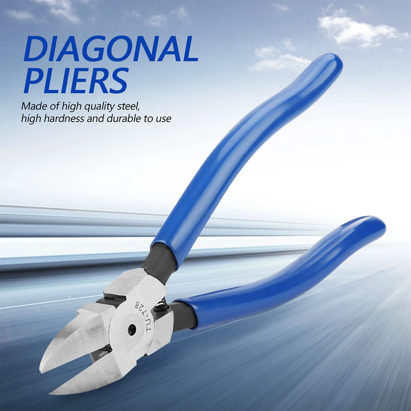 

8inch Blue Diagonal Pliers Cable Nose Cutting Nippers Wire Cutter Tool