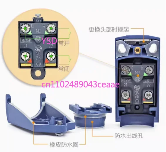 Mold waterproof travel limit switch XCKP2145 2102 2118 2110P16G11ZCP21