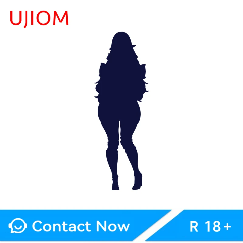 UJIOM Esil Radiru Standing Posture Big Chest Wall Bookshelf Kitchen Alluring Picture Decal Suitable For Art DIY Home Decor