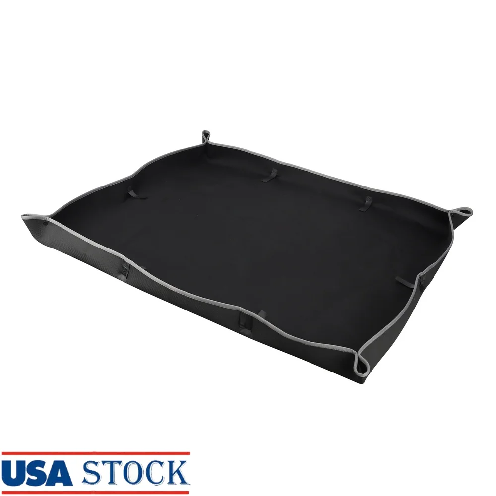 

Waterproof Trunk Mat Heavy Duty Spill Protection Easy Clean Universal Fit Cars Trucks SUVs with Straps