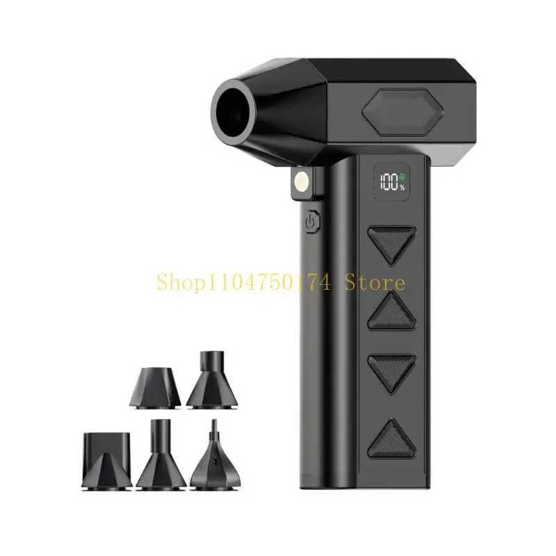 Black Rechargeable Dust Blower with ABS Housing and Flat Nozzle Top Sale