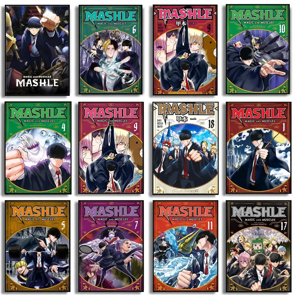 anime Mashle Magic and Muscles Poster HD Poster High End Luxury Home Decor for Living Room Bedroom Corridor and Gift Giving