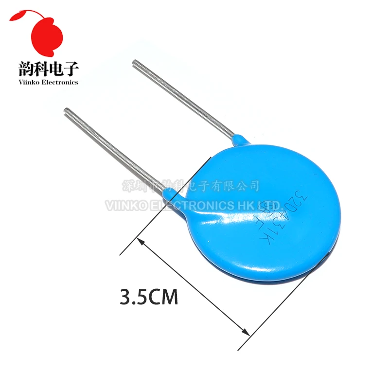 1 Piece 32D431K Varistor 430V AC 32D Series MOV Metal Oxide Varistor for Surge Protection Circuit Protection  32D431