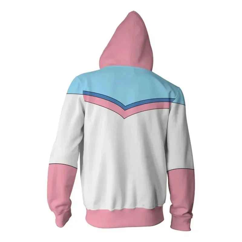 (#^.^#) 2026 New Anime Sylveon cosplay 3D printing hooded zipper jacket coat sweatshirts outwear men's streetwear hoo →_→LOOK ME view 3