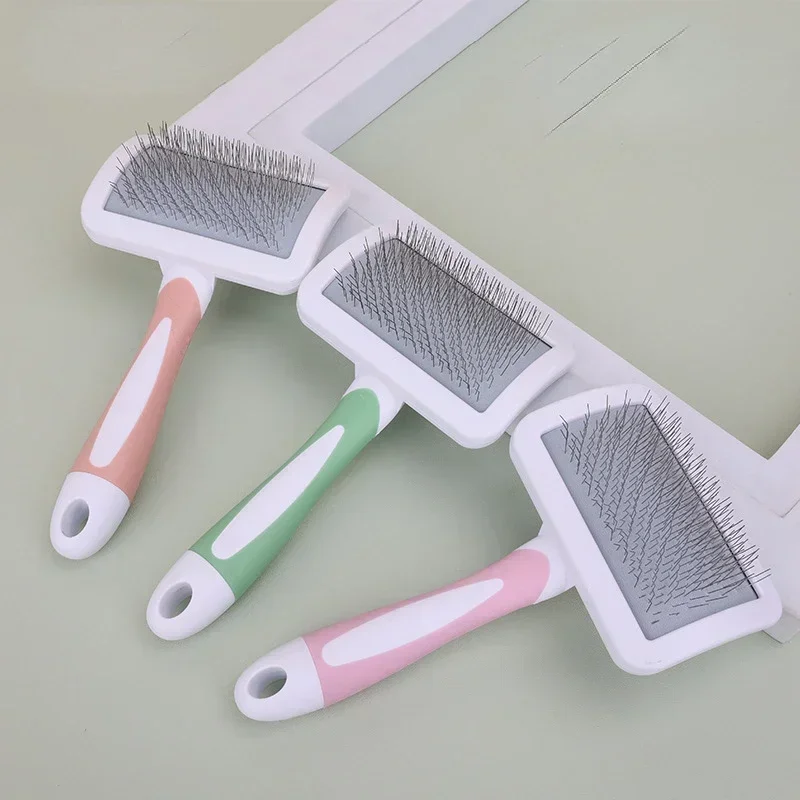 

Pet Dog Brush Comb Cat Hair Remover Massage Grooming Tool for Small Breeds Dogs Comb Hair Brush Cleaning Supplies Accessory