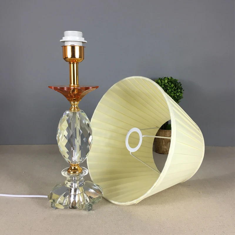 

Round Lampshade Fabric Pleated E27 Table Lamp Shade Bedside Floor Lampshade Home Office Desk Decor Lighting Accessories