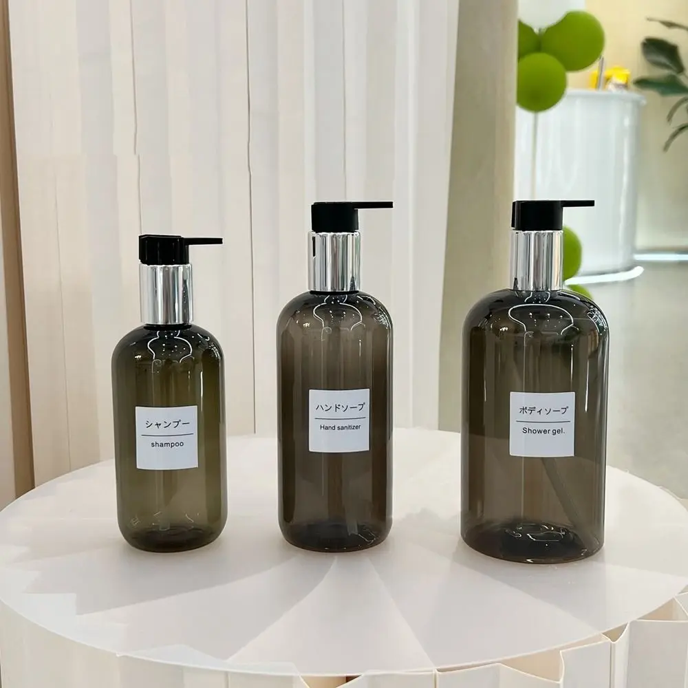 

Portable Refillable Kitchen Bathroom Round Bottles Liquid Container Soap Dispenser Soap Dispenser Bottles