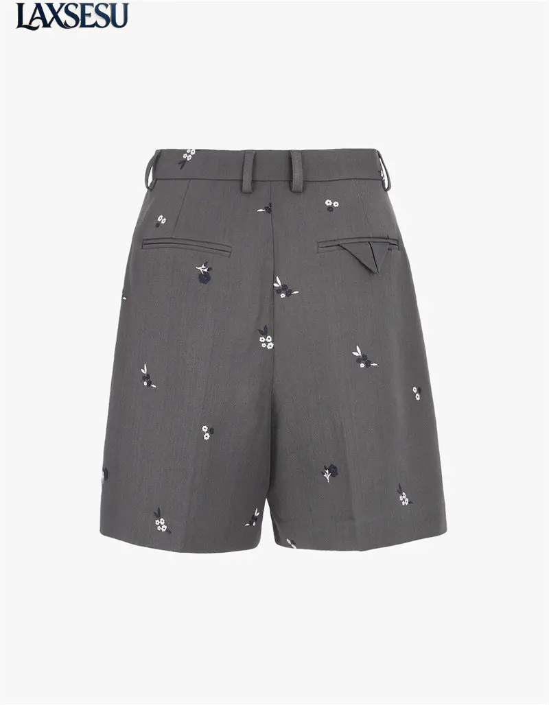 Japanese Style Retro Embroidered Women Shorts Summer Autumn Loose Shorts Femme Fashion Vintage Lady Short Pants 2026 New