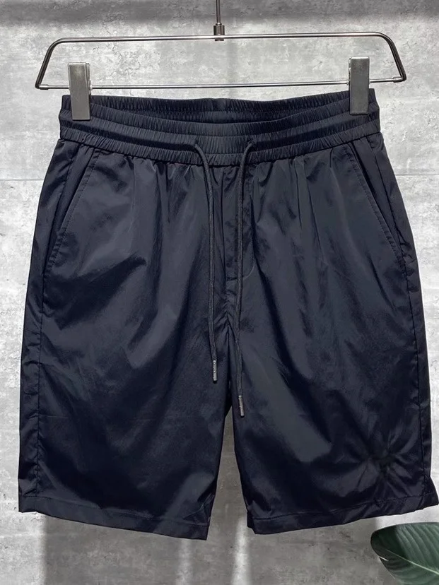 

Mostosea High Quali Ice Silk Embroidered Beach orts Men's Breathable Qui Dry Sports Five-Quarter Length Casual orts