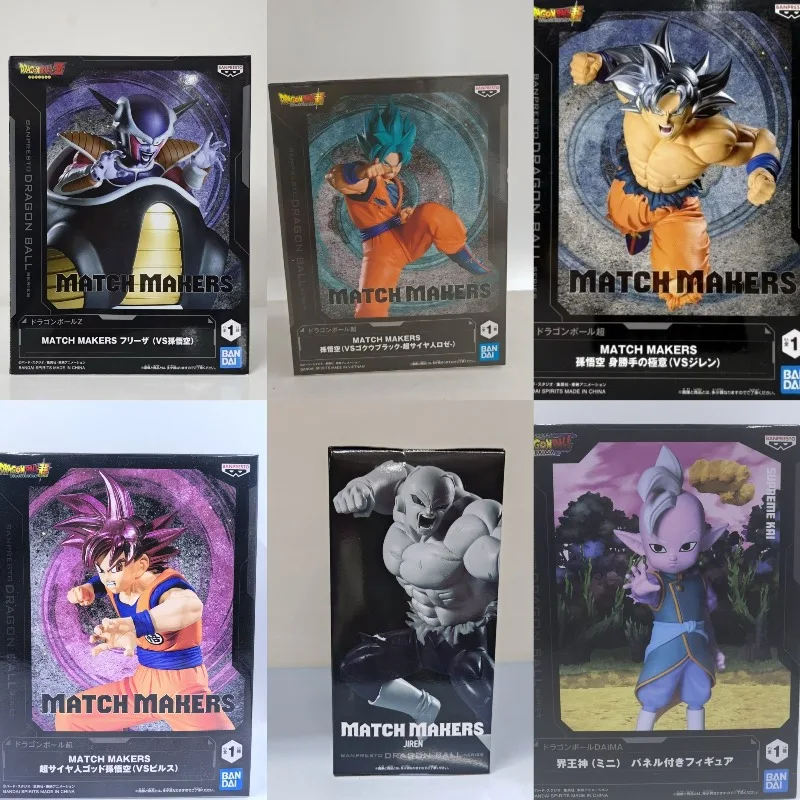 Фигурка BANDAI SPIRITS MATCH MAKERS Dragon Ball Super: Джирен, Сон Гоку, Фриза — Аниме-модель, игрушка, украшение для рабочего стола, подарок