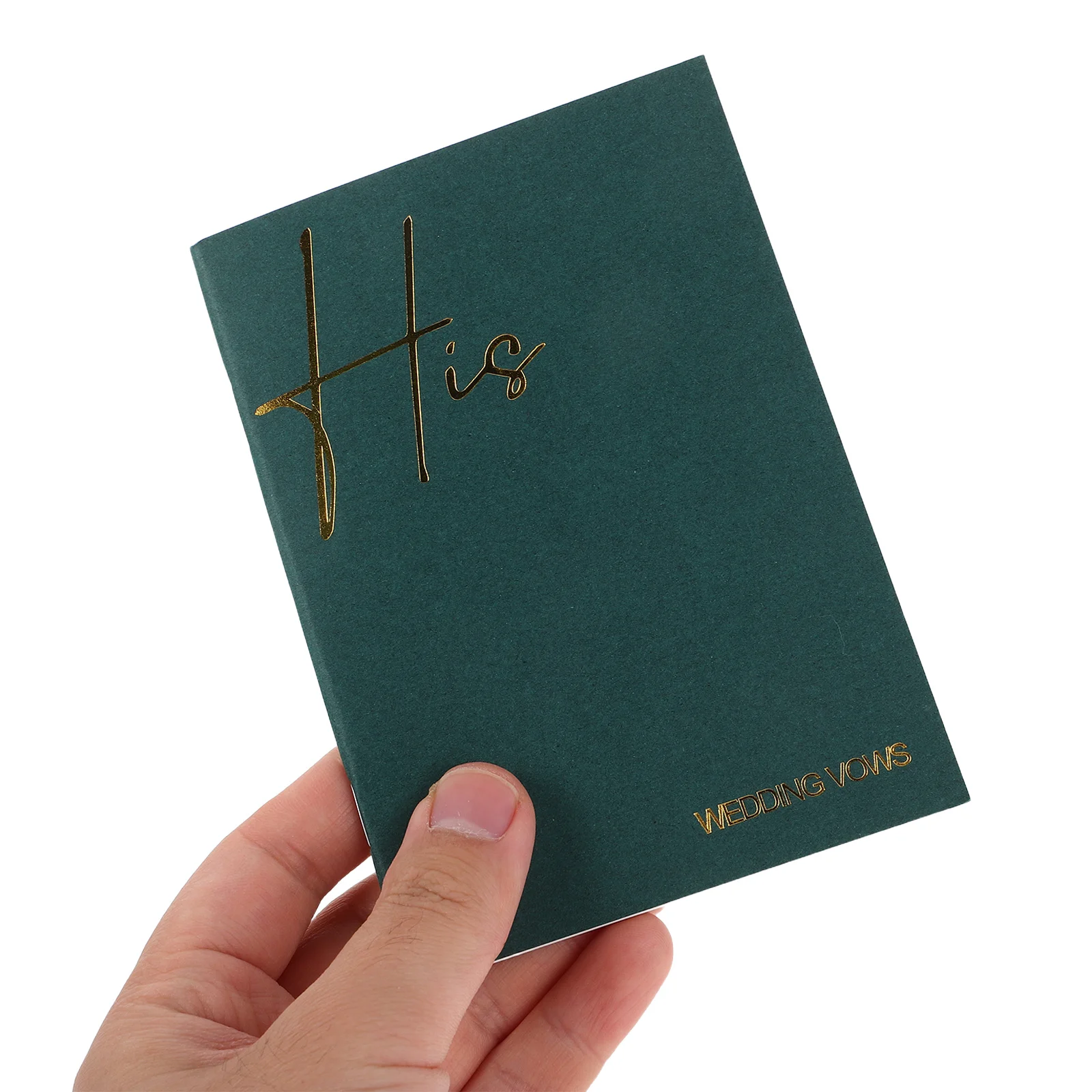 

2Pcs Wedding Vow Cards Set Minimalist His Hers Wedding Vows Book Ceremony Keepsake Vows Book