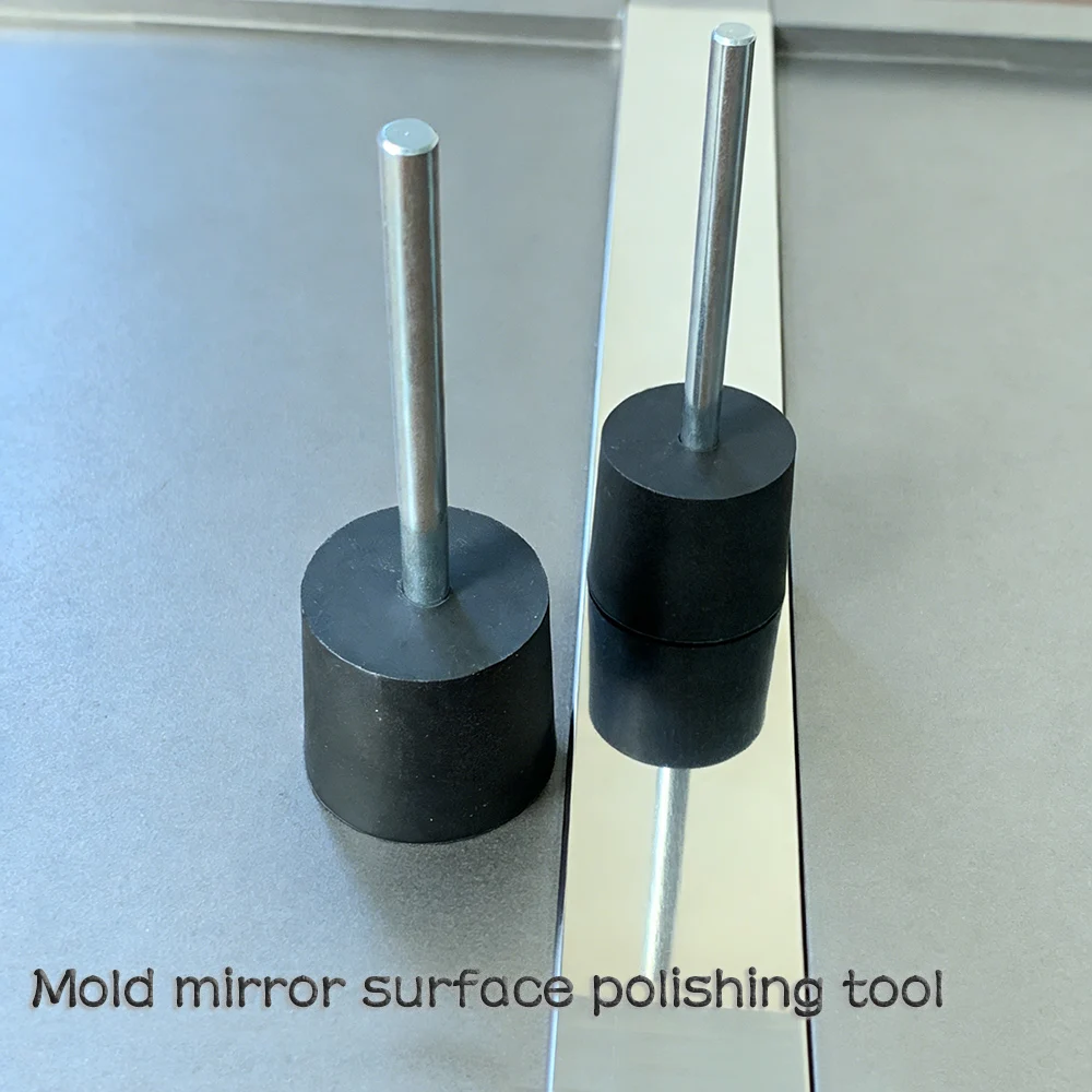 Rubber Bases for Mold Mirror Polishing Dia 5-30mm Stick Sandpaper Tin Foil Polishing Cloth-Rough Mirror-Finish Grinding for Die