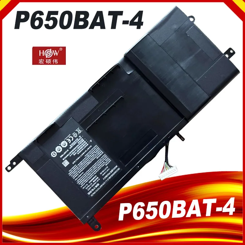 

14.8V 3915mAh P650BAT-4 P6MBAT-4 6-87-P650S-4252 Laptop Battery For CLEVO P650SG P655RA P670RG P651RG P671RE3 Z7 T5 T5S T7 T7SKY