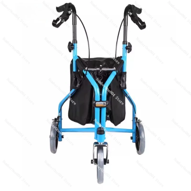 Bestseller The Elderly Rehabilitation Assistant Trolley Shopping Cart Foldable with Brake Walking Aid Driving Three Wheels