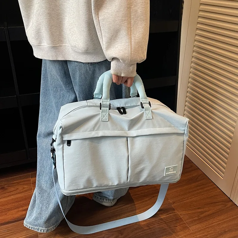 

Women Travel Luggage Shoulder Bags Casual Outdoor Travel Short TripTote Bag Portable Commuting Gym Fitness Sports Handbag сумка