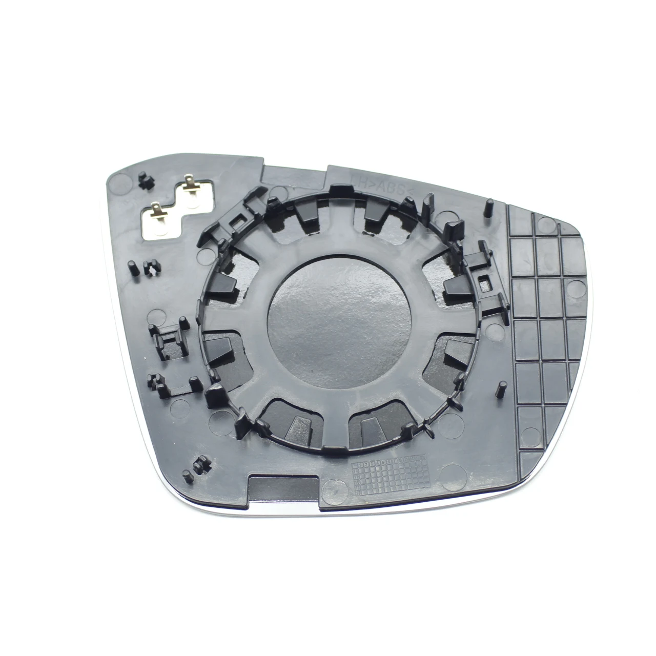 مرآة الجناح الجانبي المسخن لباب السيارة ، مرآة زجاجية بديلة لـ VW ، صفيحة خلفية