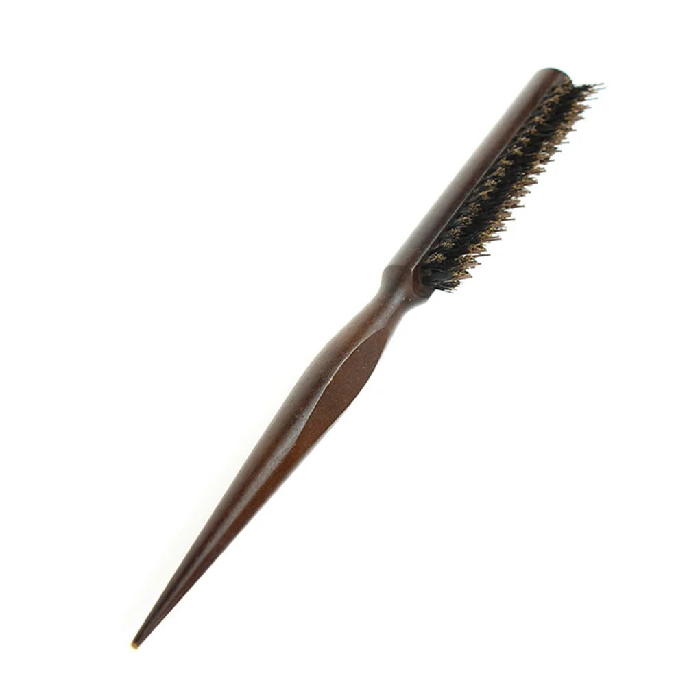 Eco Friendly Hair Brush Wooden Handle Comb Bristle Hairdressing Barber Tool for Home and Salon hairbrush