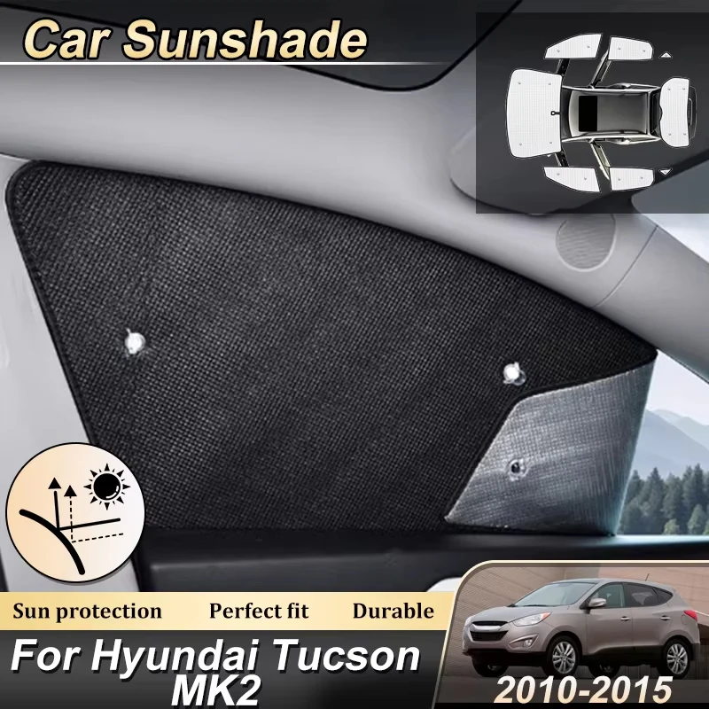 

Car Sunshade For Hyundai Tucson LM Accessories ix35 Elite 2010 2011-2015 Car Sun Visor Windshield Anti-UV Sun Protector Cover