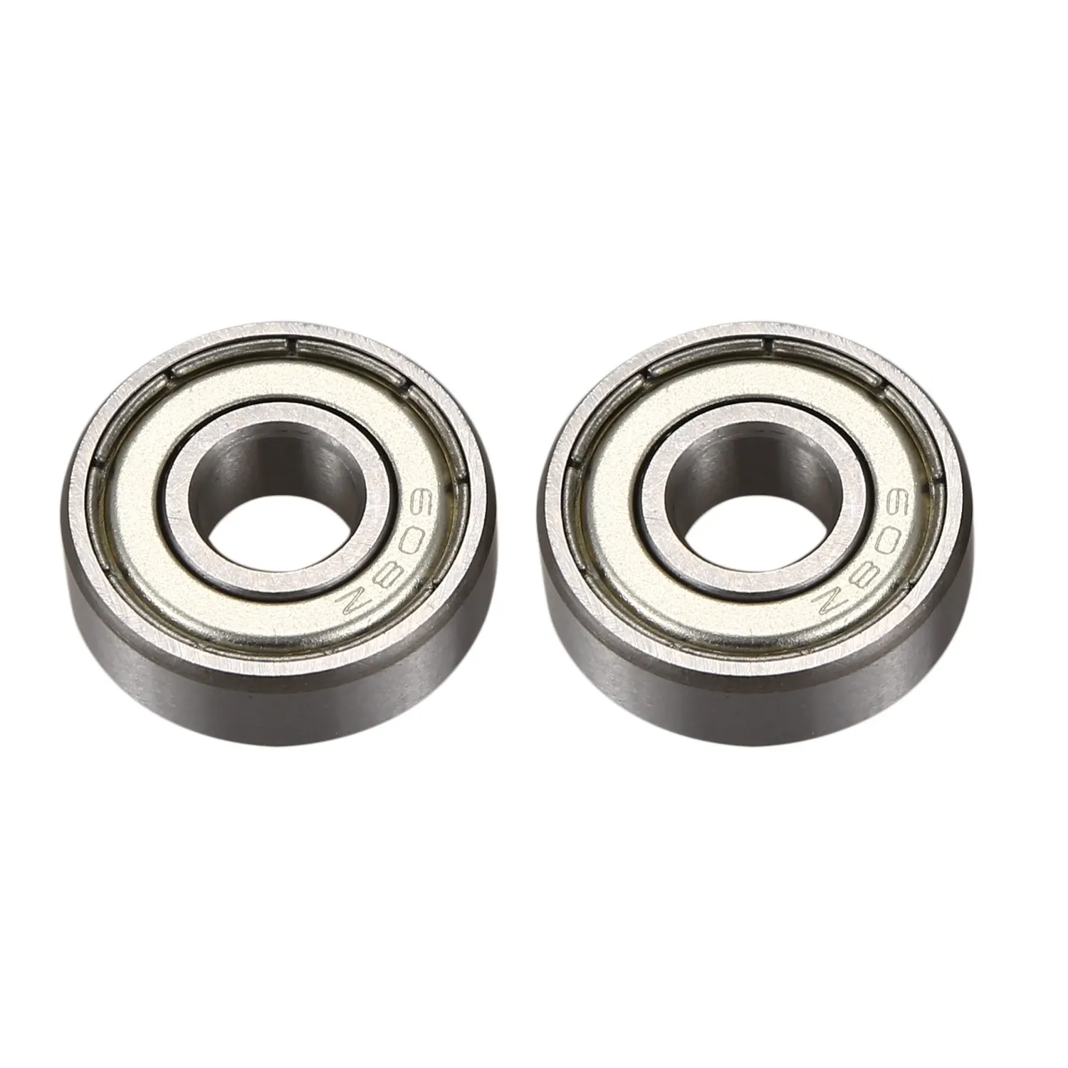 12 Pcs 608Z 22mm x 8mm x 7mm Single Row Deep Groove Ball Bearing