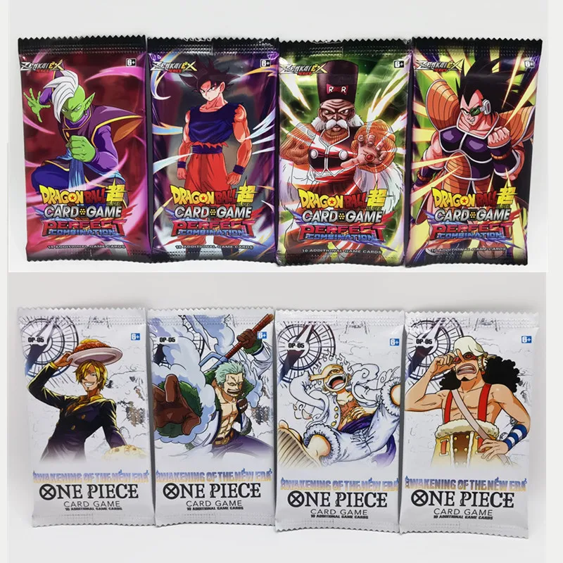 Random 50pcs 100pcs One Piece Dragon ball Cards English Booster Toys Collectable Battle Trading Card For Boys Kids Gifts