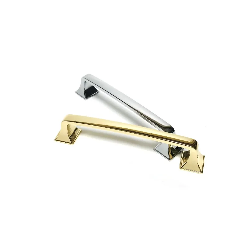 Hardware Handle Furniture Pull Cabinet Wardrobe Drawer Kitchen Cabinet Handle Zinc Alloy Polished Chrome and Gold
