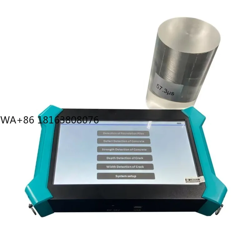 ASTM Standard Ultrasonic Pulse Velocity Tester NDT Concrete Instrument For Concrete Void Crack Internal Defect Detection