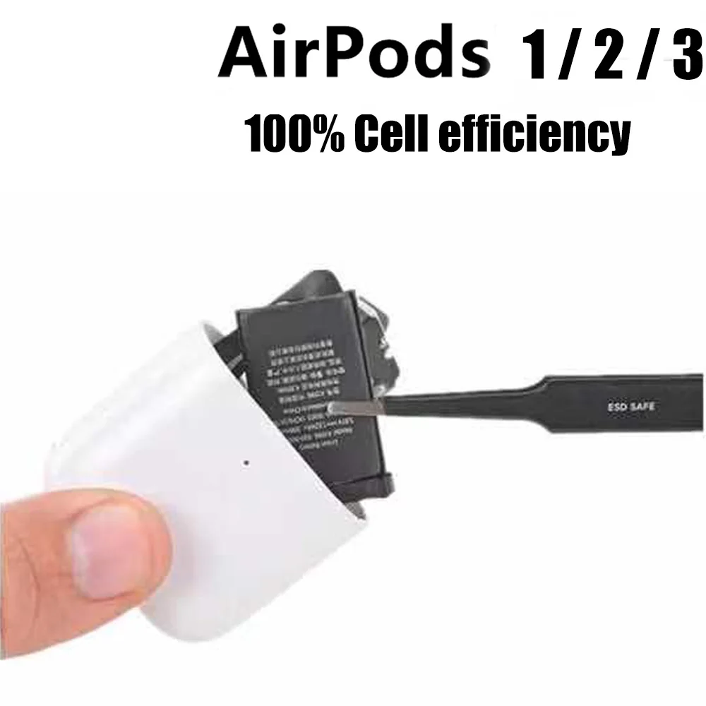 Replace Battery For Airpods 1st 2nd A1604 A1523 A1722 A2032 A2031 Air Pods 1 Air Pods 2 Airpods Pro Earphone