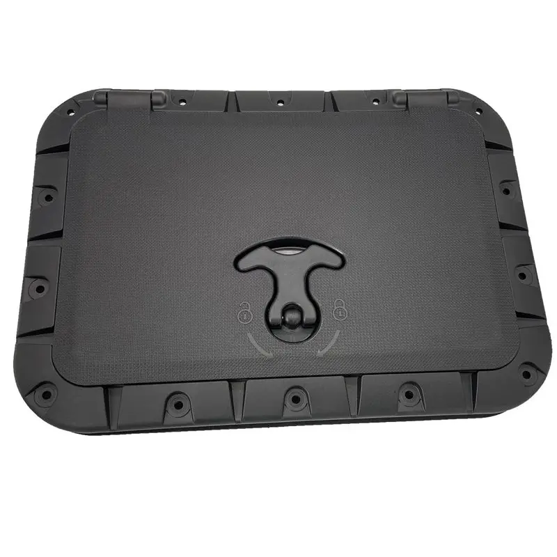【HOT A71T】 Marine Deck Plate Square Hatch Pull Out Handle Hatch for Boat Kayak Canoe Boat Parts Accessories