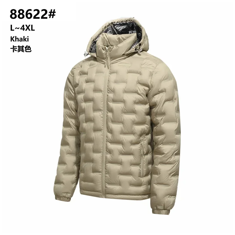 Outdoor Windproof Hooded Parkas Men Winter Thicken Warm Outerwear Men Puffer Jackets Male Fashion New Padded Quality Parka Coats