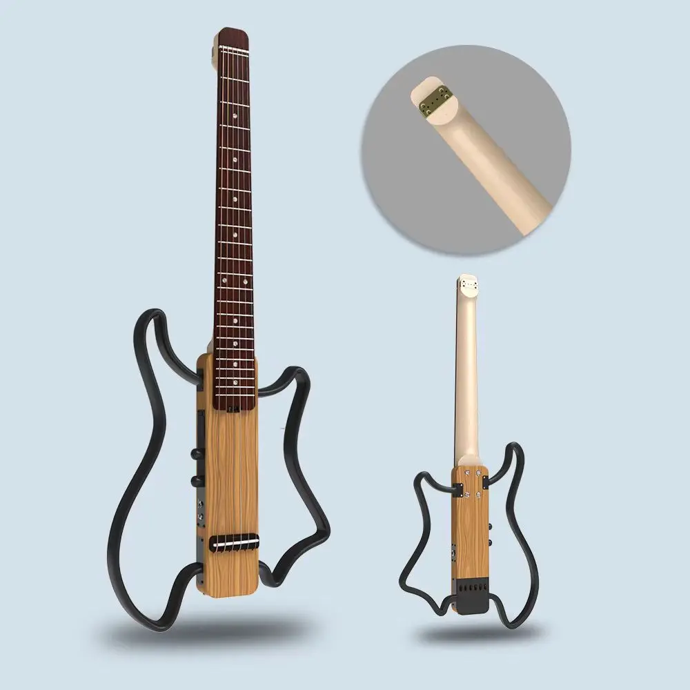 【SOLD OUT】Silent Portable Acoustic Guitar With Detachable Headphone Jack & Rosewood Fingerboard Maple Back/Side For Beginners