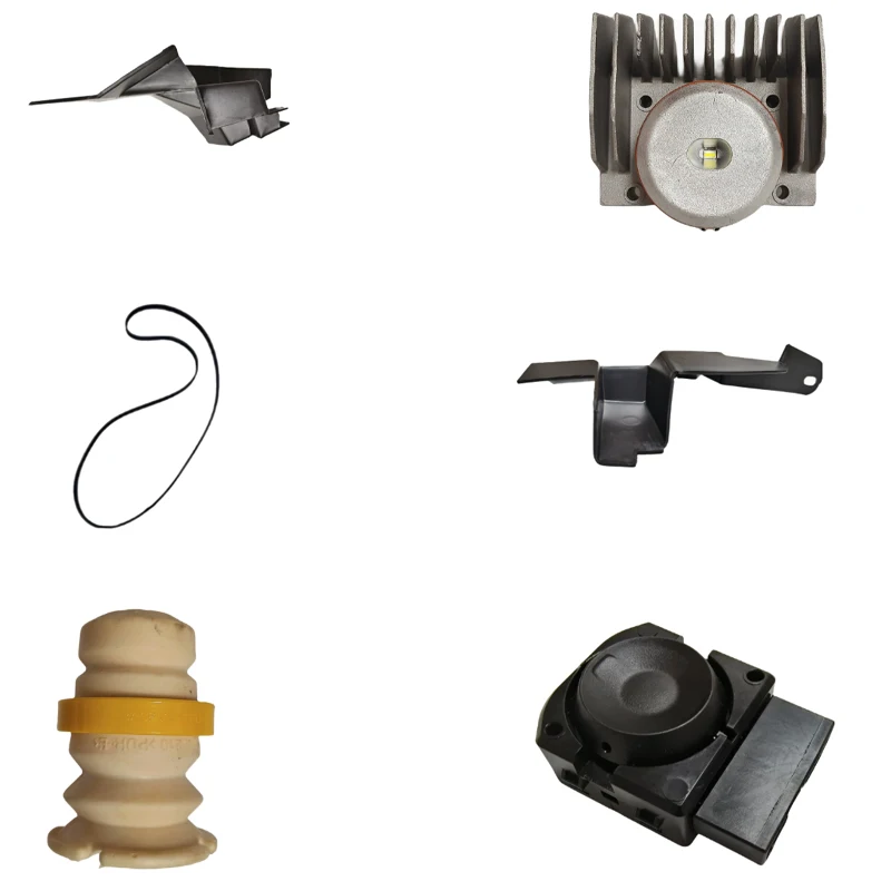 Front suspension strut shock absorber Front seat lumbar support switch Fan belt Air-side deflector of radiator Air-side deflecto