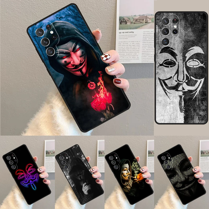 Anonymous Handyhülle für Samsung Galaxy Note 10 Pro S26 Ultra S23 S24 FE S25 S21 S22 PLUS stoßfeste Schutzhülle