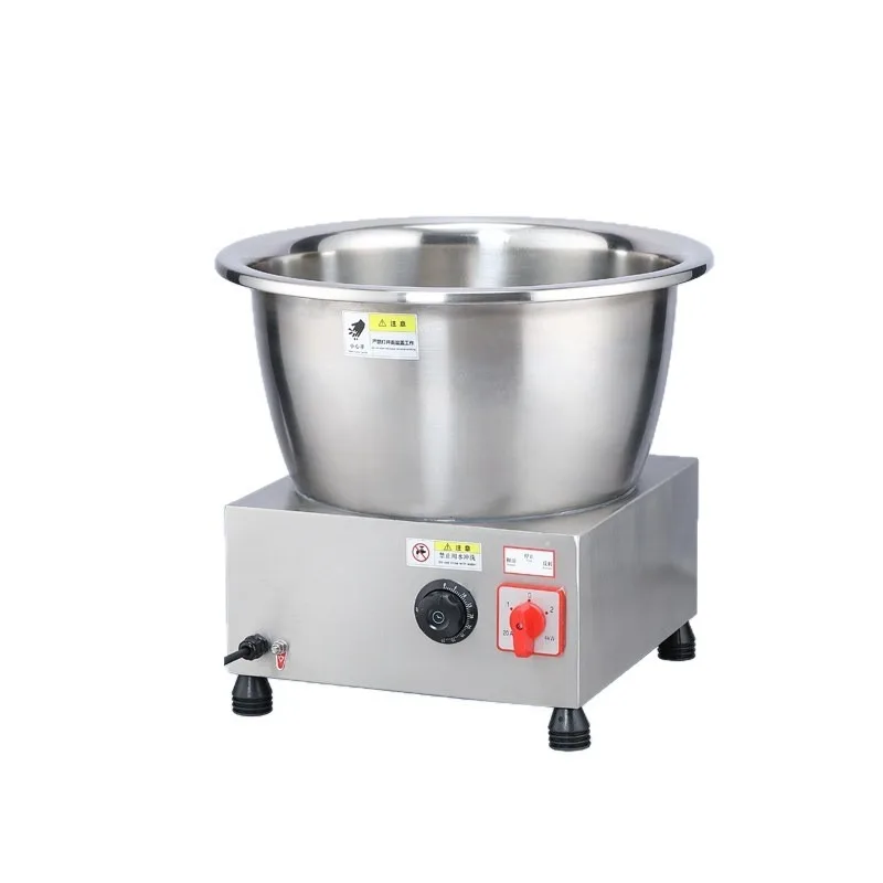 Bowl Type Automatic Dough Kneading Machine 10Jin Capacity, Small Commercial & Home Use Flour Mixer Food Stirring Equipment