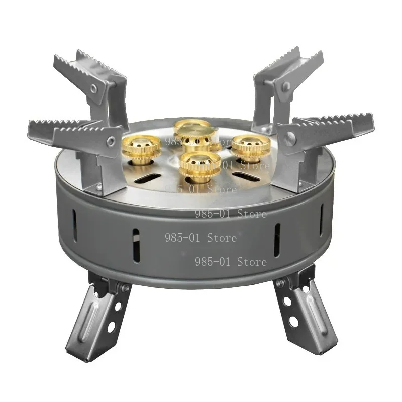 Portable Windproof Gas Stove, Gas Fired Boiler Outdoor Camping Cooking Stove