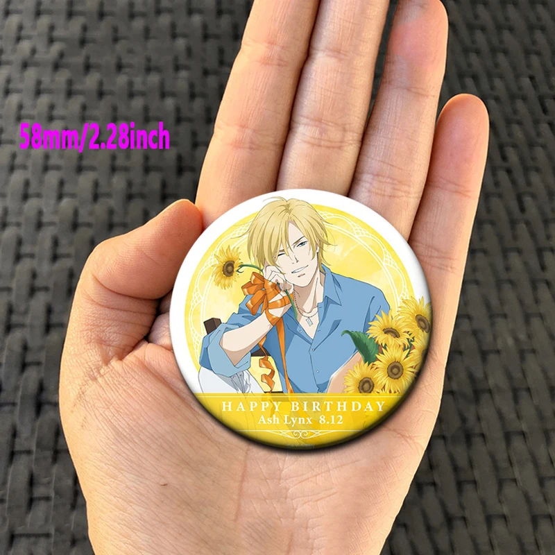 أنيمي الموز الأسماك الكرتون المينا دبابيس الإبداعية دبابيس شارة معدنية لحقيبة الملابس قبعة ديكور مجوهرات اكسسوارات هدايا الموضة #3